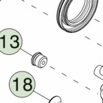 1096865-00-B Зливна/заправна пробка FILL/DRAIN PLUG