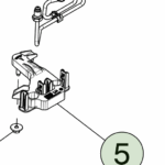 1250771-00-D Лівий розподільник гальмівної магістралі BRAKE JUNCTION MOLDING - LEFT HAND