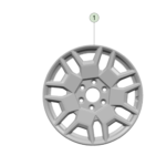 1250222-00-C Диск колісний — 20x9.0J ET58.5 — преміум WHEEL - 20X9.0J ET58.5 - PREMIUM