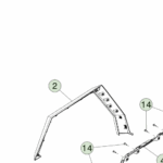 1783419-00-D Права розширювальна накладка переднього крила FRONT FENDER FLARE - RIGHT HAND