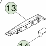 1799250-ST-H Збірка правого кріплення задньої облицювальної панелі ASSEMBLY - REAR FASCIA BRACKET - RIGHT