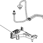1250773-00-D Правий розподільник гальмівної магістралі BRAKE JUNCTION MOLDING - RIGHT HAND