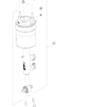 1250366-00-E Передній модуль пневматичної пружини — права сторона FRONT AIR SPRING MODULE - RIGHT HAND