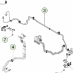 1250712-00-D Передня гальмівна трубка в зборі FRONT BRAKE PIPE ASSEMBLY