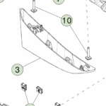 1780812-00-C Права збірка обтічника передньої панелі FRONT FASCIA FAIRING ASSEMBLY - RIGHT HAND