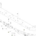 1780919-00-I Передня балка бампера FRONT BUMPER BEAM