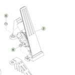 1250695-99-C Педаль газу ACCELERATOR PEDAL