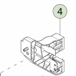1807268-00-F Кронштейн нижньої стійки приладової панелі — правий IP DOWNLEG BRACKET - RIGHT HAND