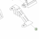 1250699-00-A Кронштейн кріплення педалі газу ACCELERATOR PEDAL SUPPORT BRACKET