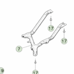 1807707-00-H Правий кронштейн дифузора DIFFUSER BRACKET - RIGHT HAND