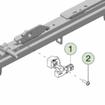 1096035-00-A Датчик положення напрямної сидіння першого ряду FIRST ROW SEAT TRACK POSITION SENSOR