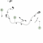 1250786-00-D Жгут проводки кута шасі — задній — правий CHASSIS CORNER HARNESS - REAR - RIGHT HAND