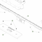 1684640-00-C Центральний кронштейн CENTER BRACKET