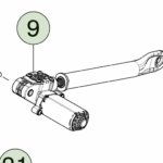 1911032-00-B Двигун регулювання висоти першого ряду [KEIPER] FIRST ROW HEIGHT MOTOR [KEIPER]