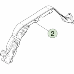 1832209-ST-H Збірка лівої задньої колісної арки ASSEMBLY - REAR WHEEL ARCH - LEFT HAND