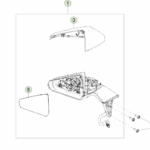 2037460-00-B Вузол (збірка) зовнішнього дзеркала — лівий бік EXTERIOR MIRROR ASSEMBLY - LEFT HAND