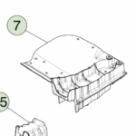 1991735-ST-B Збірка правого литого заднього лонжерона ASSEMBLY - REAR RAIL CASTING - RIGHT HAND