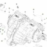 1940000-TX-E Задній привідний блок – конфігурація з трьома моторами REAR DRIVE UNIT - TRI MOTOR CONFIGURATION