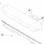 1849709-00-H Збірка литого бампера — ліва сторона CAST BUMPER ASSEMBLY - LEFT HAND