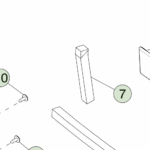 1846458-00-A Бокова поролонова ущільнювальна прокладка FOAM SEAL - SIDE