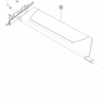 1950247-00-E Комплект сонцезахисного козирка — лівий бік SUN VISOR ASSEMBLY - RIGHT HAND