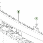 1896370-00-B Сервісна передня облицювальна панель FRONT FASCIA - SERVICE