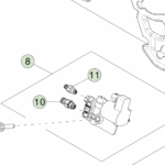 1906788-00-C Клапанний блок SCUBA у зборі SCUBA VALVE BLOCK ASSEMBLY