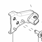 1852133-00-C Права петля заднього борту (зі сторони кузова)А HINGE - SIDE BODY - TAILGATE - RIGH HAND