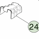 1979252-S0-B Опорна пластина лівої секції заднього лонжерона BACKING PLATE - REAR RAIL SECTION - LEFT HAND
