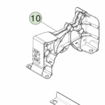 1909960-ST-F Опора заднього сидіння REAR SEAT STANCHION