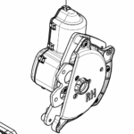 1852127-00-C Збірка привод тонно (права сторона) TONNEAU MOTOR ASSEMBLY - RIGHT HAND