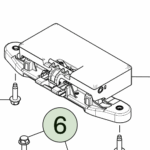 1857646-00-E Засувка вантажного боксу LATCH - CARGO TUB
