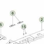 1832337-ST-A Кронштейн оздоблення карниза даху CANTRAIL TRIM BRACKET