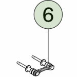 2006980-00-A Болт планки — ролик — сервісний комплект для тонно SLAT BOLT - ROLLER - TONNEAU SERVICE KIT