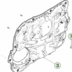 1873117-00-C Закриваюча (завершальна) панель передня права CLOSEOUT PANEL - FRONT - RIGHT HAND