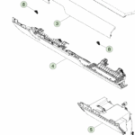 1852074-99-E Нижня збірка приладової панелі INSTRUMENT PANEL LOWER ASSEMBLY