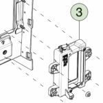 1857224-00-G Збірка вихідної дверки вантажного відсіку BED OUTLET DOOR ASSEMBLY