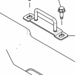 1857647-00-C Ударна пластина вантажного боксу кузова CARGO TUB STRIKER BED CARGO TUB STRIKER