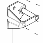 1857072-00-C Фіксатор замка заднього борту TAILGATE STRIKER