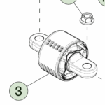 1921113-00-D Втулка моторної коробки передач MOTOR GEARCASE BUSHING