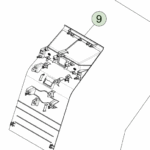 1850332-98-E Задня панель (збірка) BACK PANEL ASSEMBLY