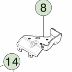 1853211-ST-H Збірка лівого кронштейна CFM ASSEMBLY - CFM BRACKET LEFT HAND