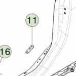 1895279-ST-B Збірка нижньої гайкової пластини стійки C кузова ASSEMBLY - C-PILLAR LOWER NUT PLATE
