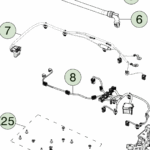 1848040-00-J Пучок високовольтної проводки пристрою (кластера) DEVICE CLUSTER HIGH VOLTAGE HARNESS