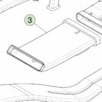 1866866-00-B Повітропровід-перемичка центральної консолі CENTER CONSOLE JUMPER DUCT