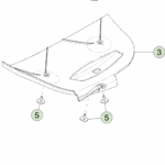 1880682-00-A Аеродинамічний щит нижнього заднього важеля — права сторона REAR LOWER ARM AEROSHIELD - RIGHT HAND