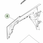 1900764-9F-A Збірка правої панелі крила серії Foundation ASSEMBLY - FENDER - FOUNDATION SERIES - RIGHT HAND
