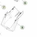 1844041-00-F Нижня маскувальна панель рульової колонки LOWER GAP HIDER - STEERING COLUMN