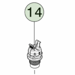 1862034-00-F Корпус дихального клапана привідного вузла DRIVE UNIT BREATHER HOUSING