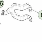 1875751-00-D Кронштейн дисплея приладової панелі – права сторона IP DISPLAY BRACKET - RIGHT HAND